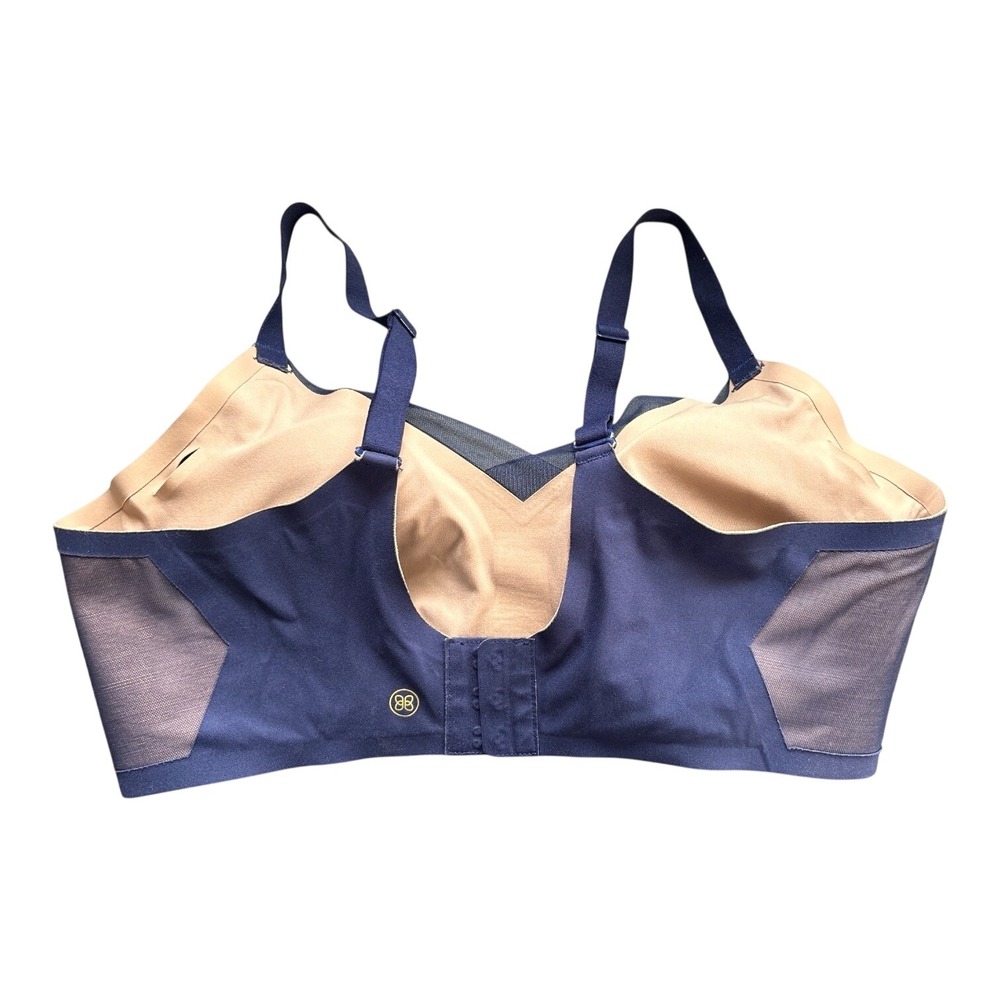 Honeylove Wire Free Cross Over Bra in Navy, Size Large, Best Fits 36-38 B/C - Picture 6 of 10
